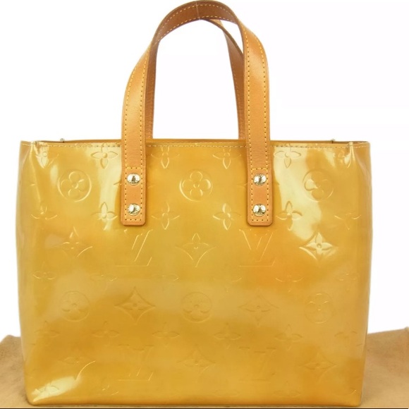 Louis Vuitton Handbags - Louis Vuitton Vernis Reade PM Tote Mango Yellow
